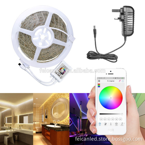 Whole Kit wifi RGB Controller+3528SMD 300leds RGB strip+12V Power adapter